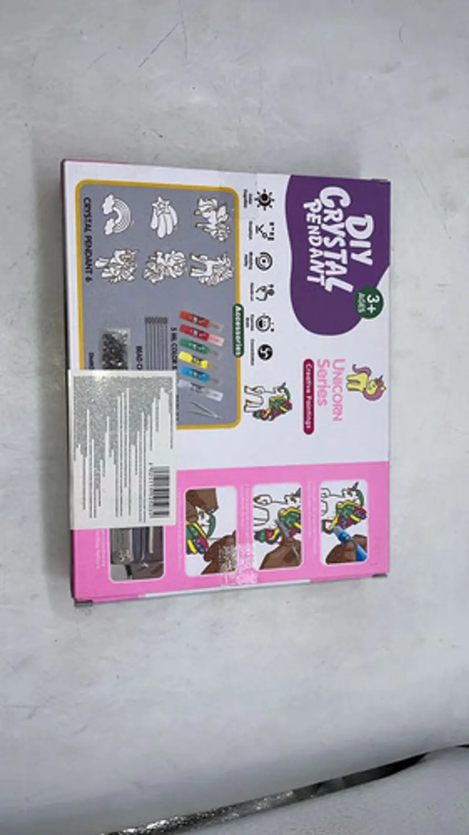 Kit Manualidades Dijes Unicornio Para Niños Diy Pintura 5