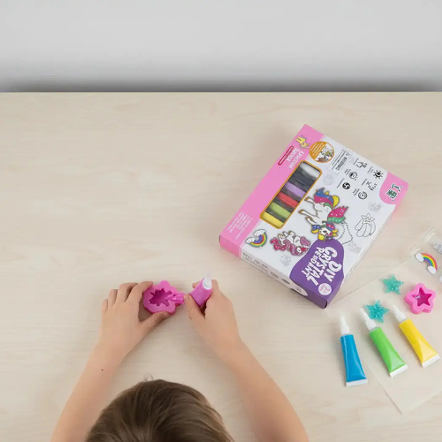 Kit Manualidades Dijes Unicornio Para Niños Diy Pintura 6