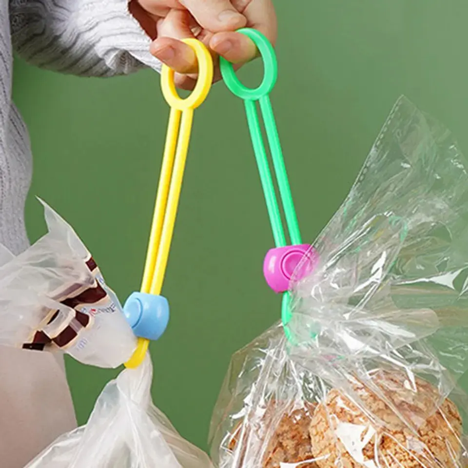 Pinzas Clips Amarres Sellado De Bolsas De Comida 3 Unidades 4