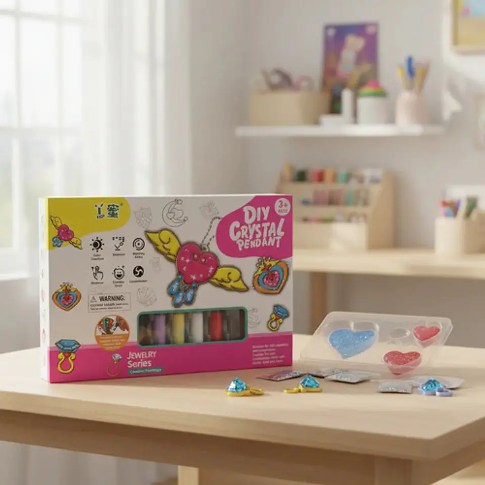 Kit Manualidad Llavero De Corazón Para Pintar 1