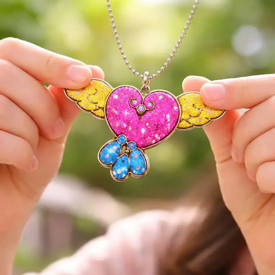 Kit Manualidad Llavero De Corazón Para Pintar 2