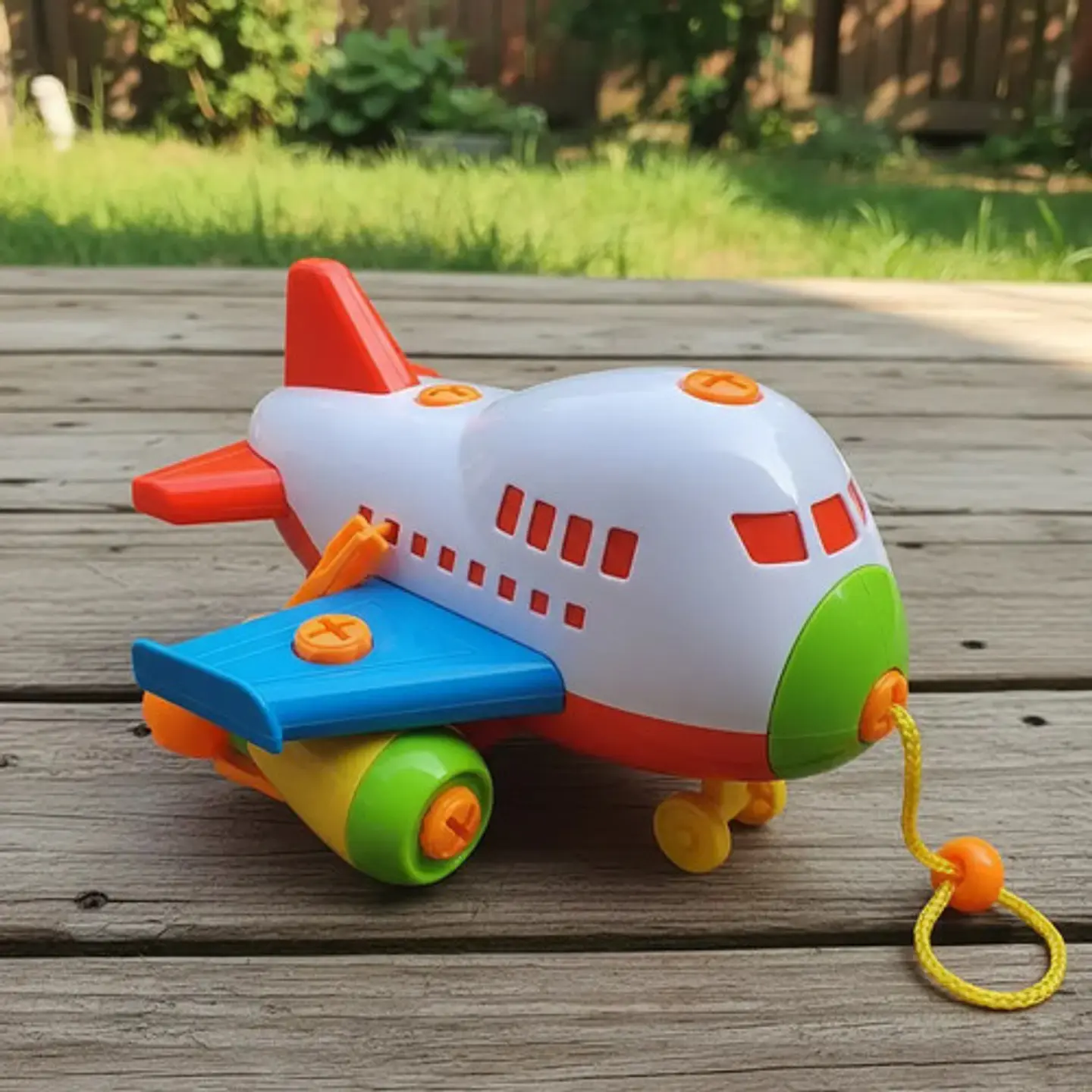 Avión De Juguete De Arrastre Y Desarmable Didáctico Surtido 4
