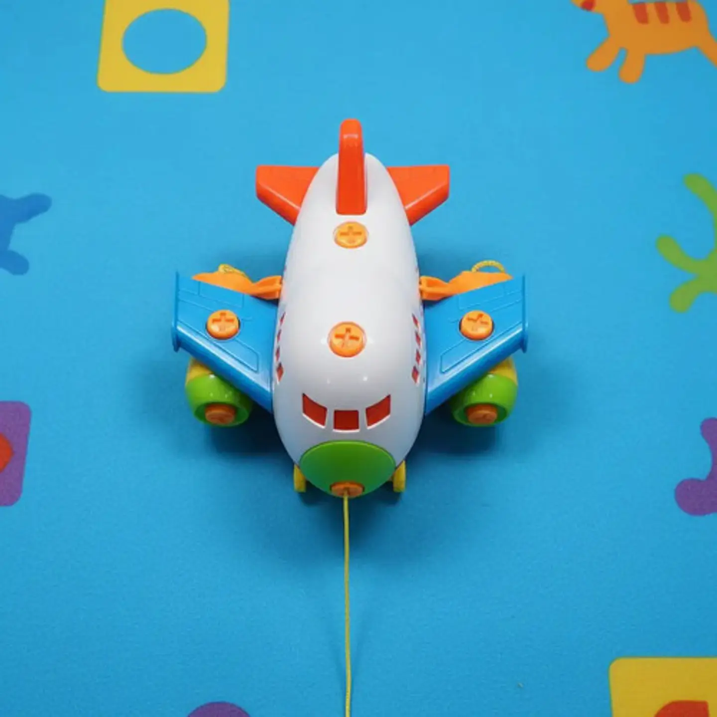 Avión De Juguete De Arrastre Y Desarmable Didáctico Surtido 8