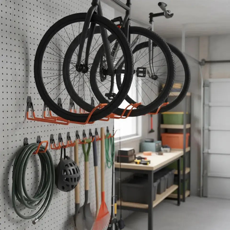 Portaherramientas Gancho Soporte Pared Bicicleta Organizar 4