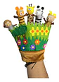 Set Títere Mano Selva Dedos X 5und Marionetas - Miniatura 1