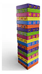 Jenga Torre De Equilibrio Con 54 Bloques De Colores Animales - Miniatura 2