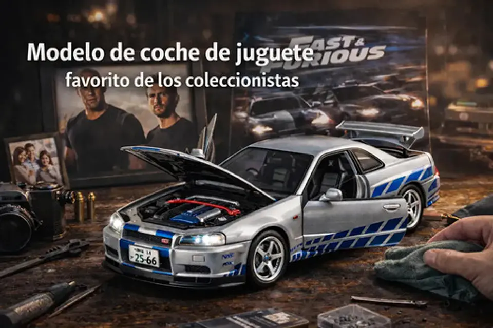 Rapidos Furiosos Nissan Gtr Juguete A Escala 1:24 Nissan 7