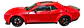 Dodge Challenger Srt Hellcat Redeye Miniatura Metal Car 1/24 Color Rojo - Miniatura 5