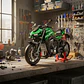 Moto De Bloques De Construcción Tipo Kawasaki Z1000 - Miniatura 2