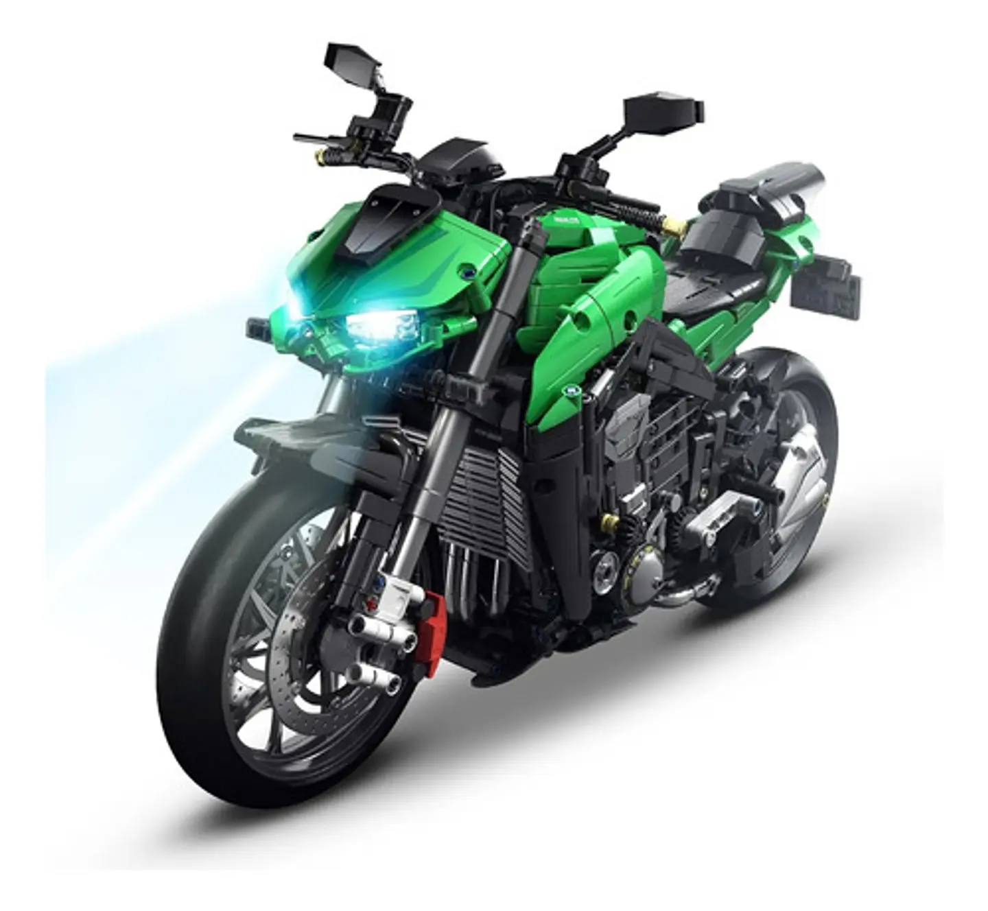 Moto De Bloques De Construcción Tipo Kawasaki Z1000 5