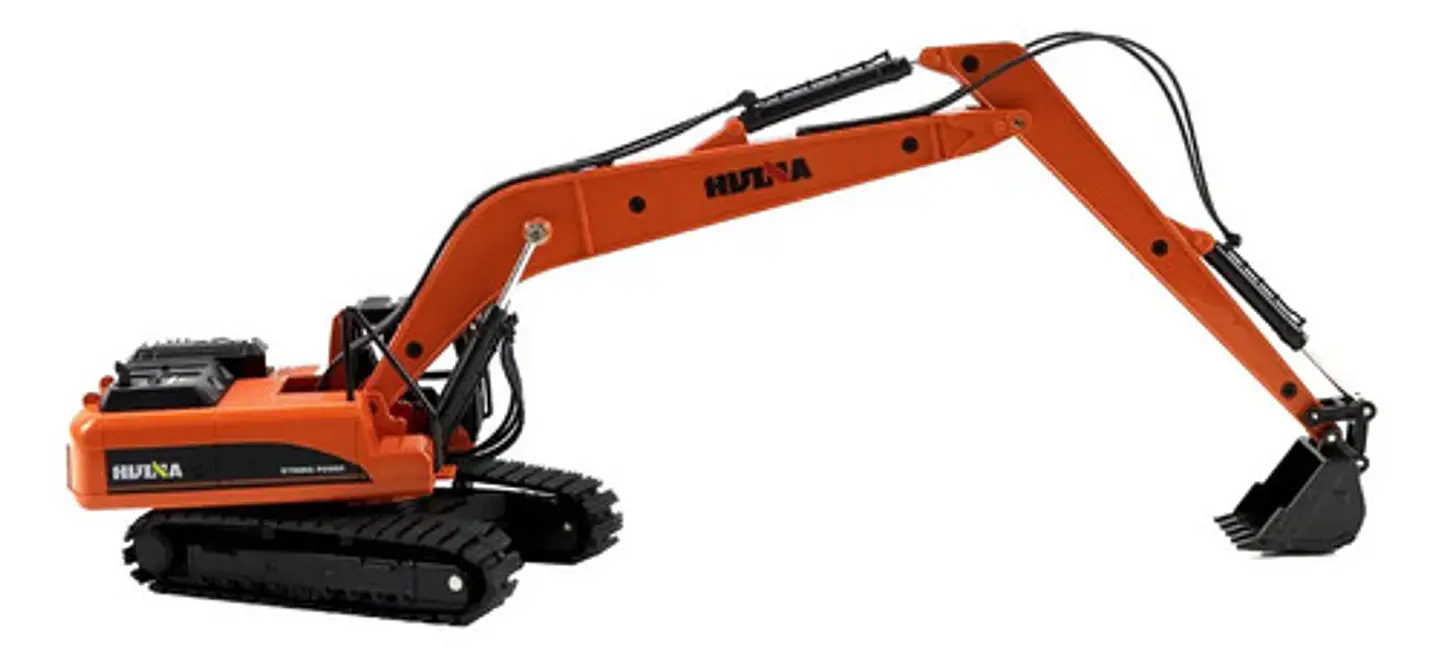Carro De Juguete A Control Remoto Excavadora Rc Huina 1551 1
