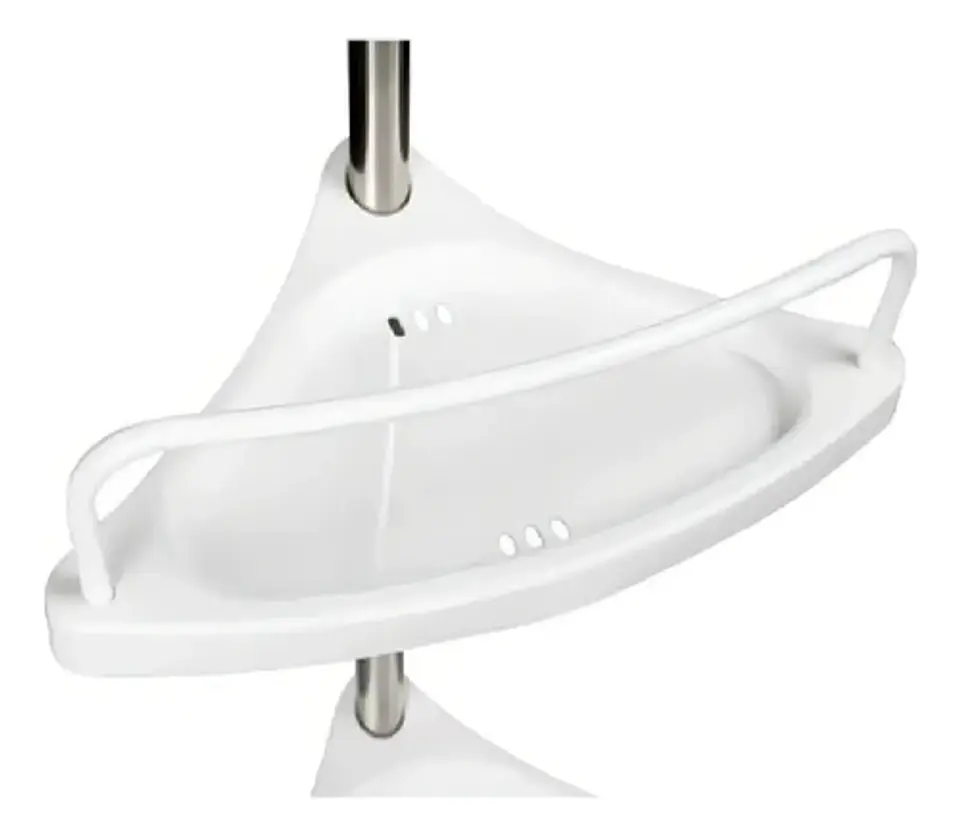 Organizador De Baño Esquinero Organizador Ducha De 4 Niveles Color Blanco 3