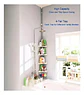 Organizador De Baño Esquinero Organizador Ducha De 4 Niveles Color Blanco - Miniatura 4