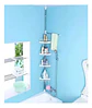 Organizador De Baño Esquinero Organizador Ducha De 4 Niveles Color Blanco - Miniatura 5