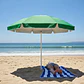 Sombrilla Parasol 2.4x1.37 Para Playa O Jardín Patio - Miniatura 3