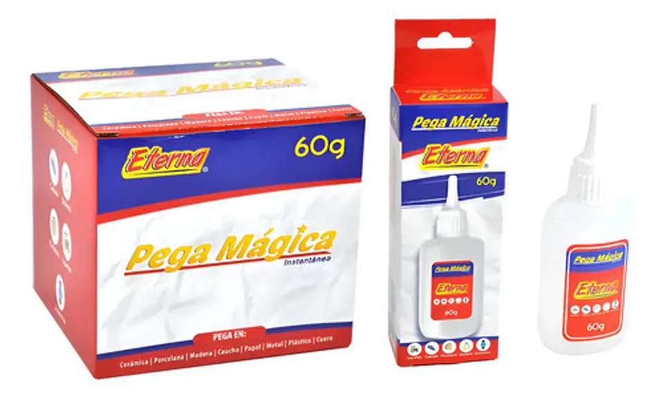 Pega Loca Liquida Mágica X60gr Superbonder Pegante 1