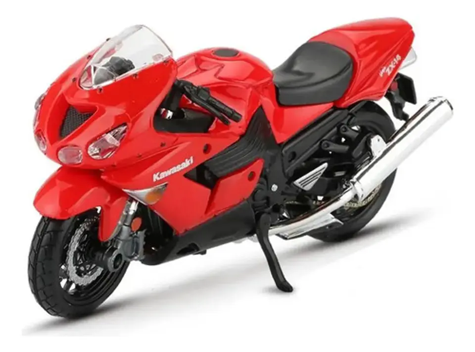 Juguete Coleccionable Kawasaki Ninja Zx-14r Escala 1:18 1