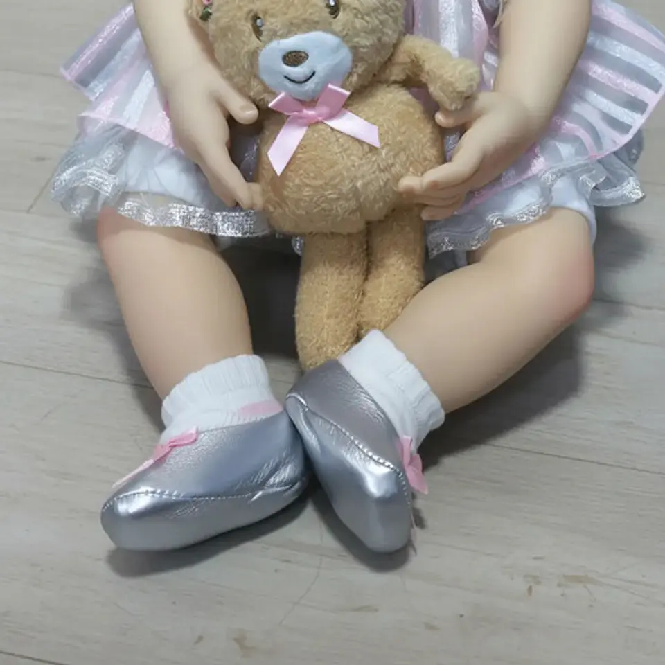 Kiki Muñeca 52cm Bebé Reborn Realista Silicona Cuerpo Blando 9