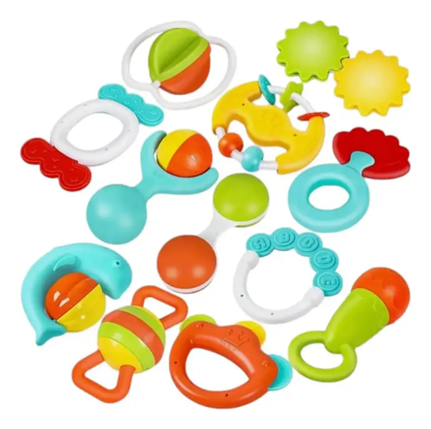 Sonajeros Y Llama Dientes Para Bebe Set X 12 Pcs He0149 Multicolor 1