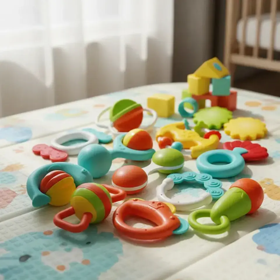 Sonajeros Y Llama Dientes Para Bebe Set X 12 Pcs He0149 Multicolor 5