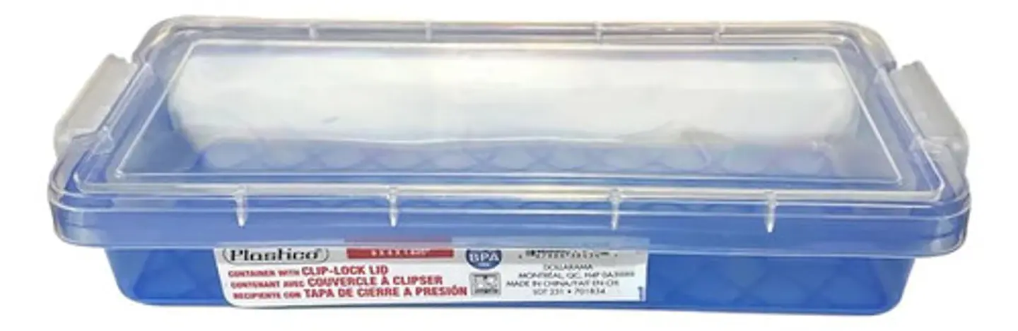 Contenedor Caja Plastica Clip-lock Alimentos Guardar Objeto 1