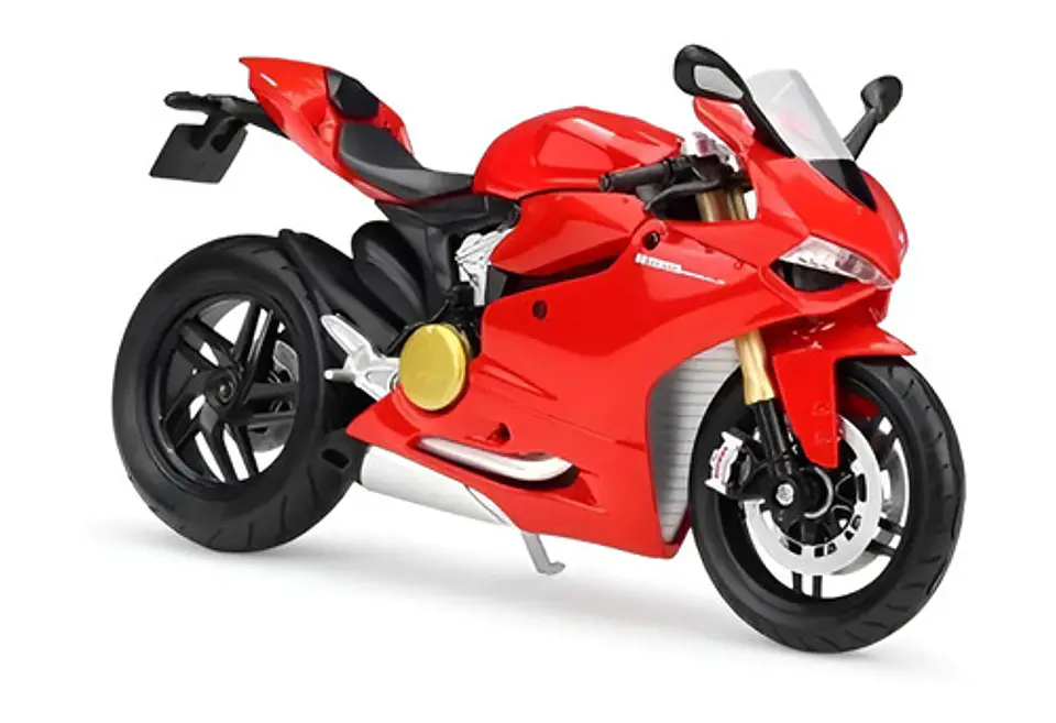 Moto Ducati 1199 Panigale De Colección Escala 1:12 Maisto Rojo 1