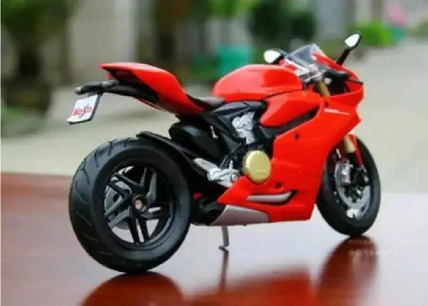 Moto Ducati 1199 Panigale De Colección Escala 1:12 Maisto Rojo 3