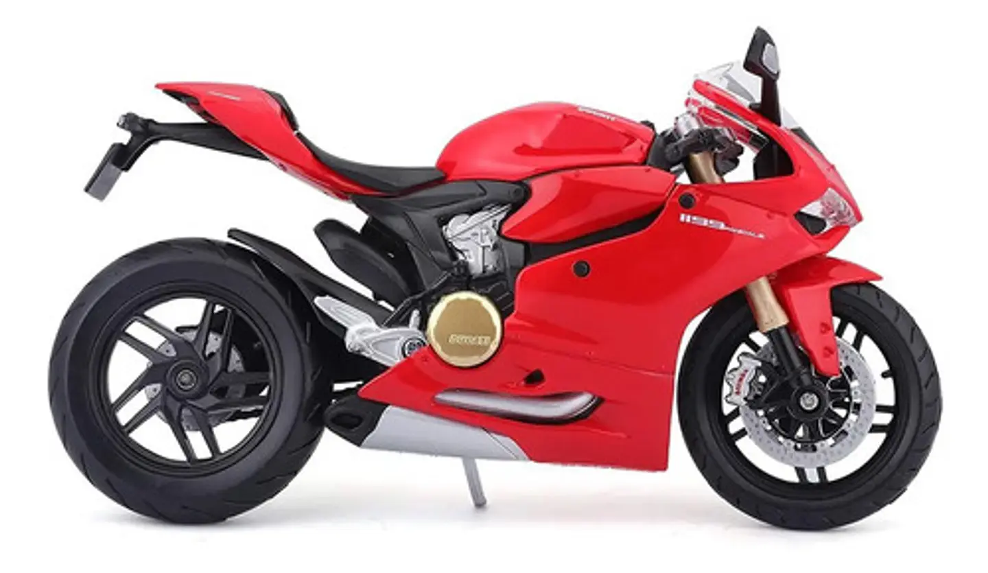 Moto Ducati 1199 Panigale De Colección Escala 1:12 Maisto Rojo 6