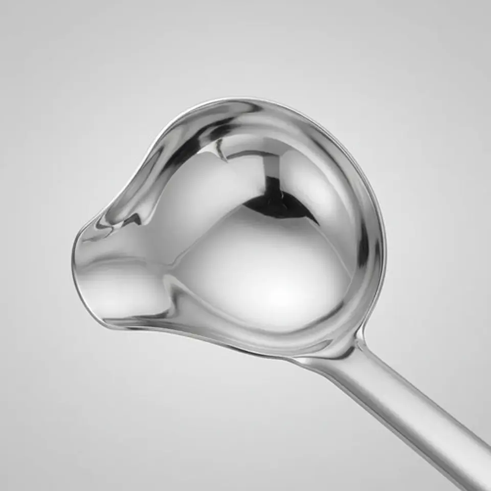 Cucharón De Salsa De Acero Inoxidable De 30 Cm Con Pico 4