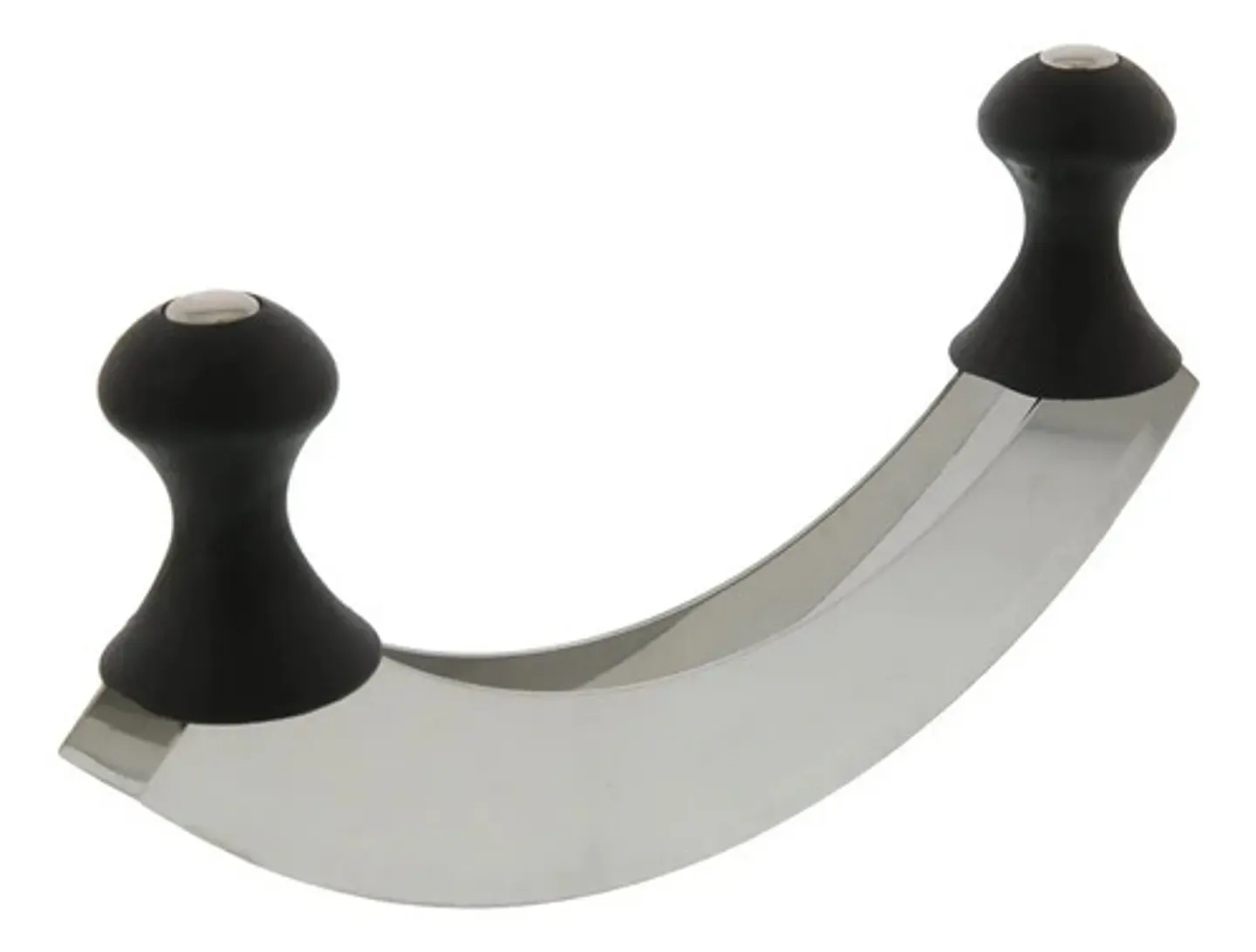 Cuchillo Cortador Doble Hoja Media Luna Acero Doble Mango 1
