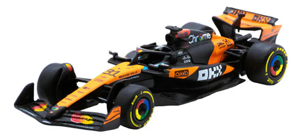 Auto Bburago Race Mclaren Mcl39 2025 Escala 1:64 Piastri #81 8