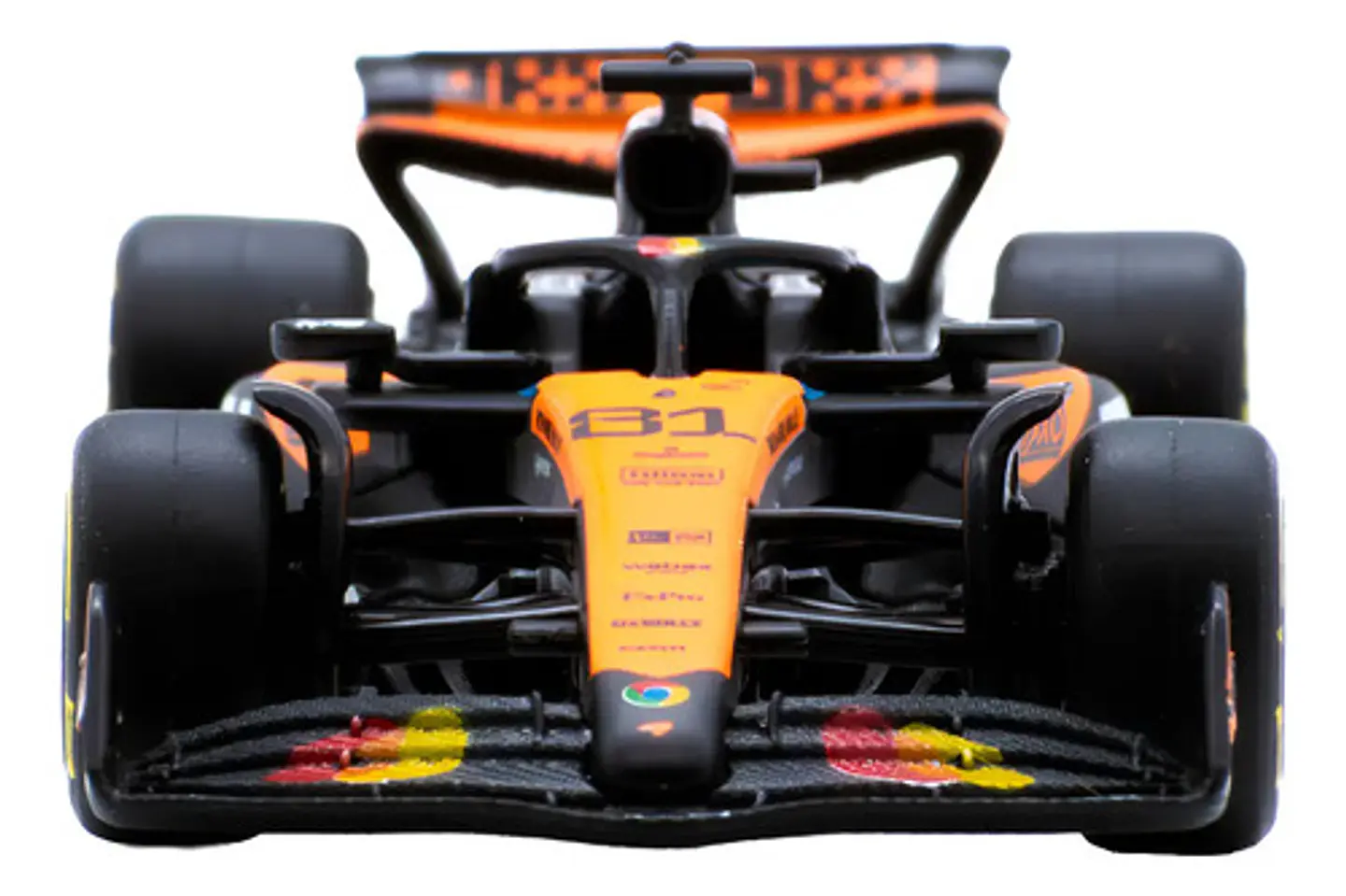 Auto Bburago Race Mclaren Mcl39 2025 Escala 1:64 Piastri #81 9