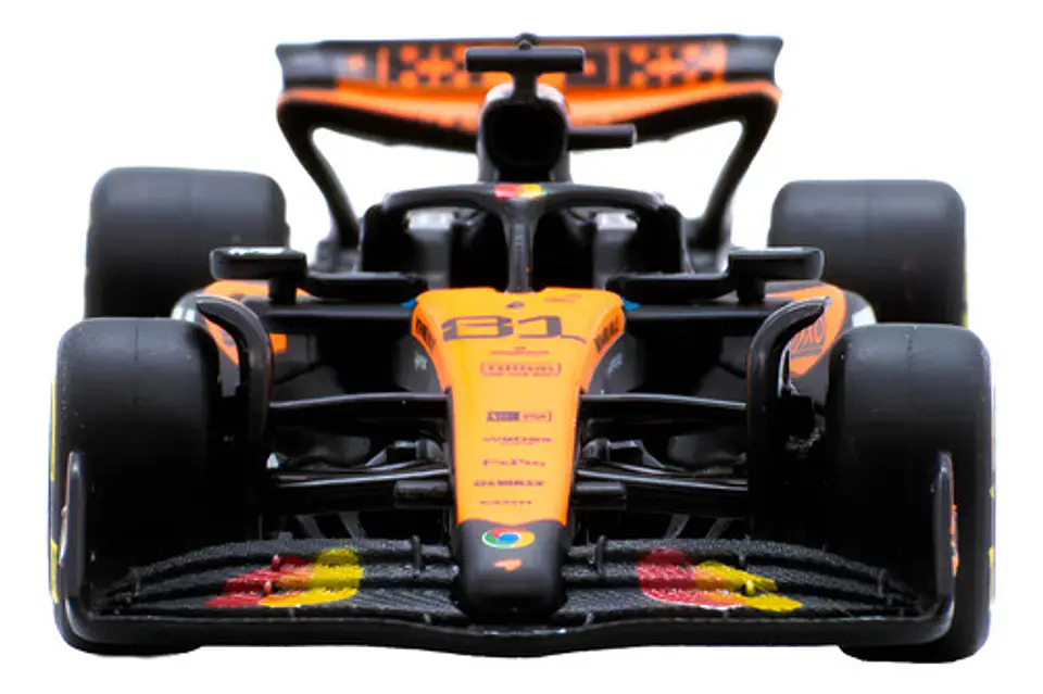 Auto Bburago Race Mclaren Mcl39 2025 Escala 1:64 Piastri #81 9