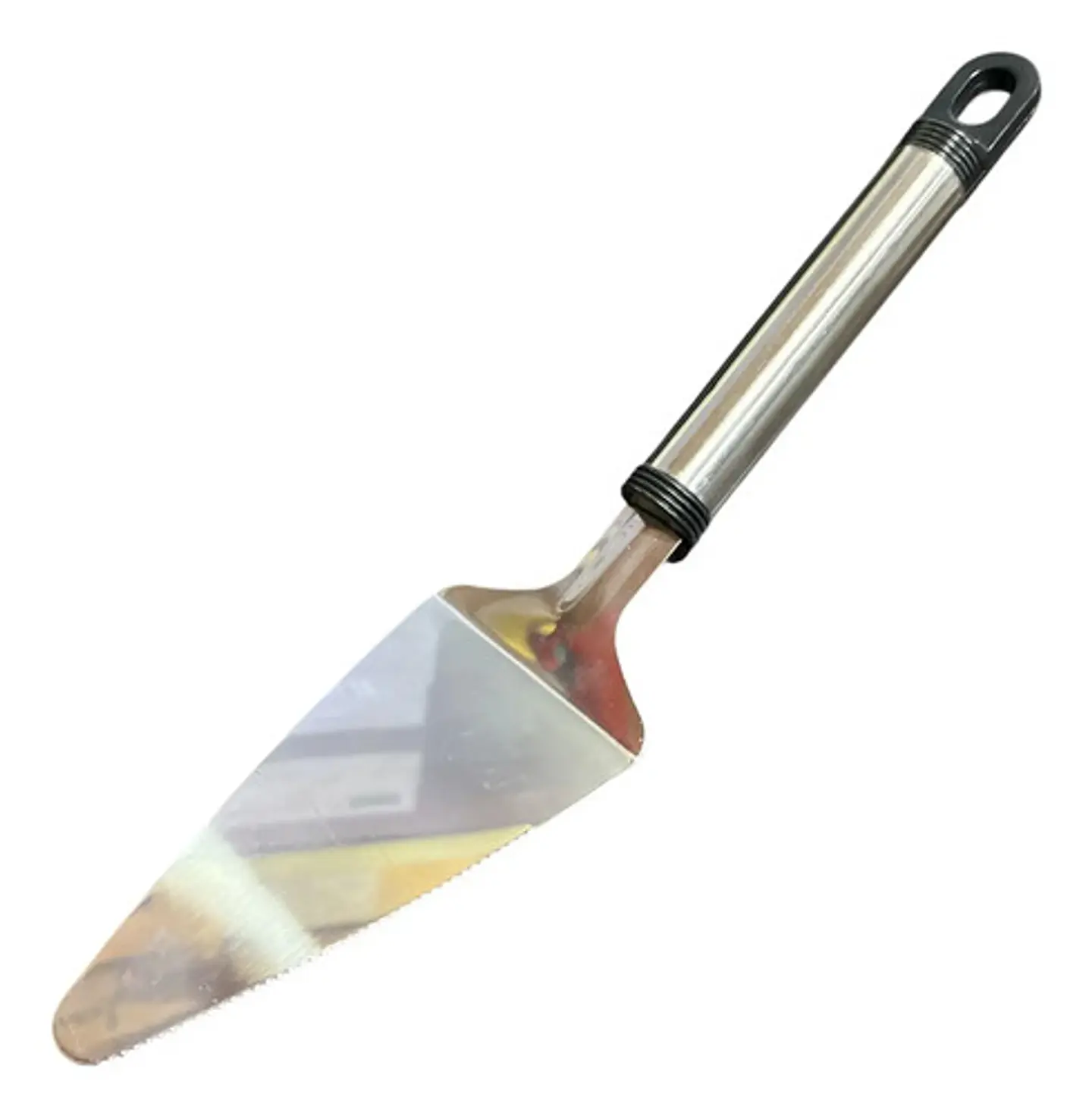 Espátula Servidor De Torta Ponqué Acero Inoxidable Dentada Plateado 1