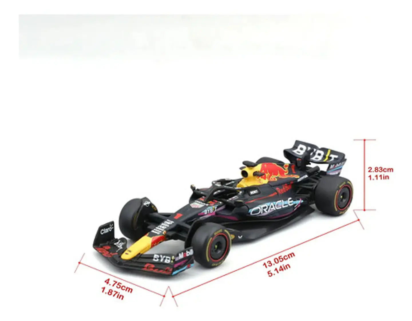 Miniaturas F1 Red Bull 7 Cars 1/43 Bburago En Acrílico 4