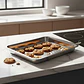 Bandeja Rectangular Acero Inoxidable Para Galletas 36 X 27 - Miniatura 1
