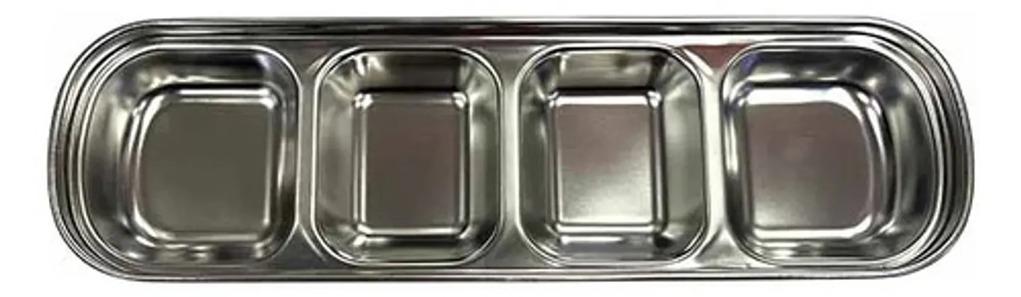 Plato Para Salsas Y Condimentos De Acero Inoxidable Pasaboca 3