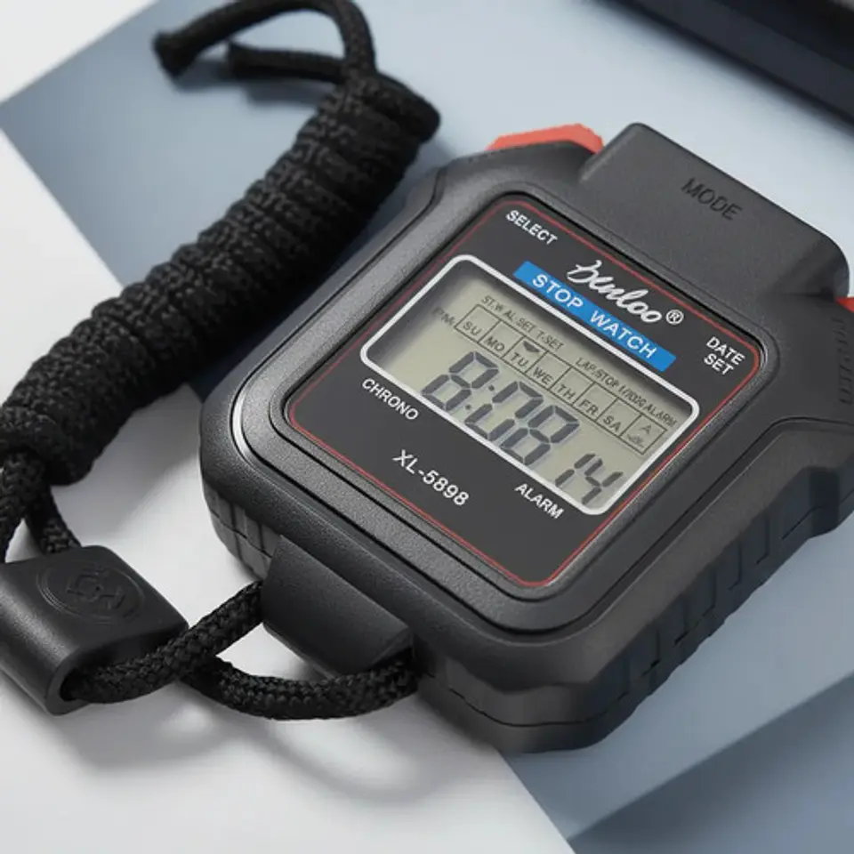 Cronómetro Digital Xinloo Xl-5898 Con Alarma Profesional 5