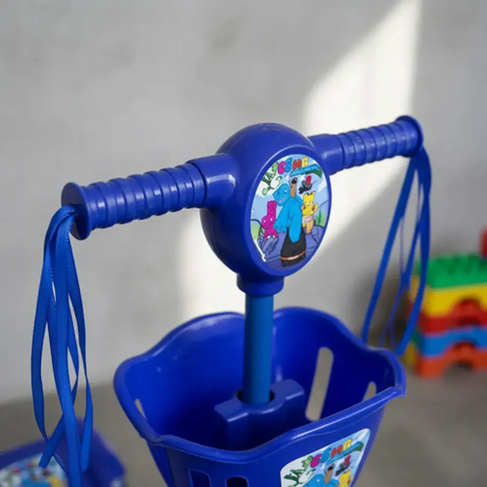 Patineta Scooter Canasta Para Niños Y Niñas Luces Sonidos 6