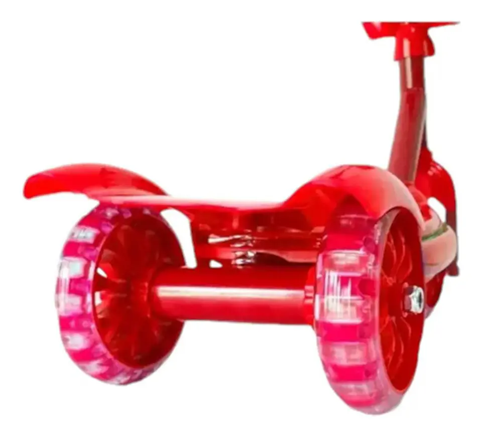 Patineta Scooter Canasta Para Niños Y Niñas Luces Sonidos 12