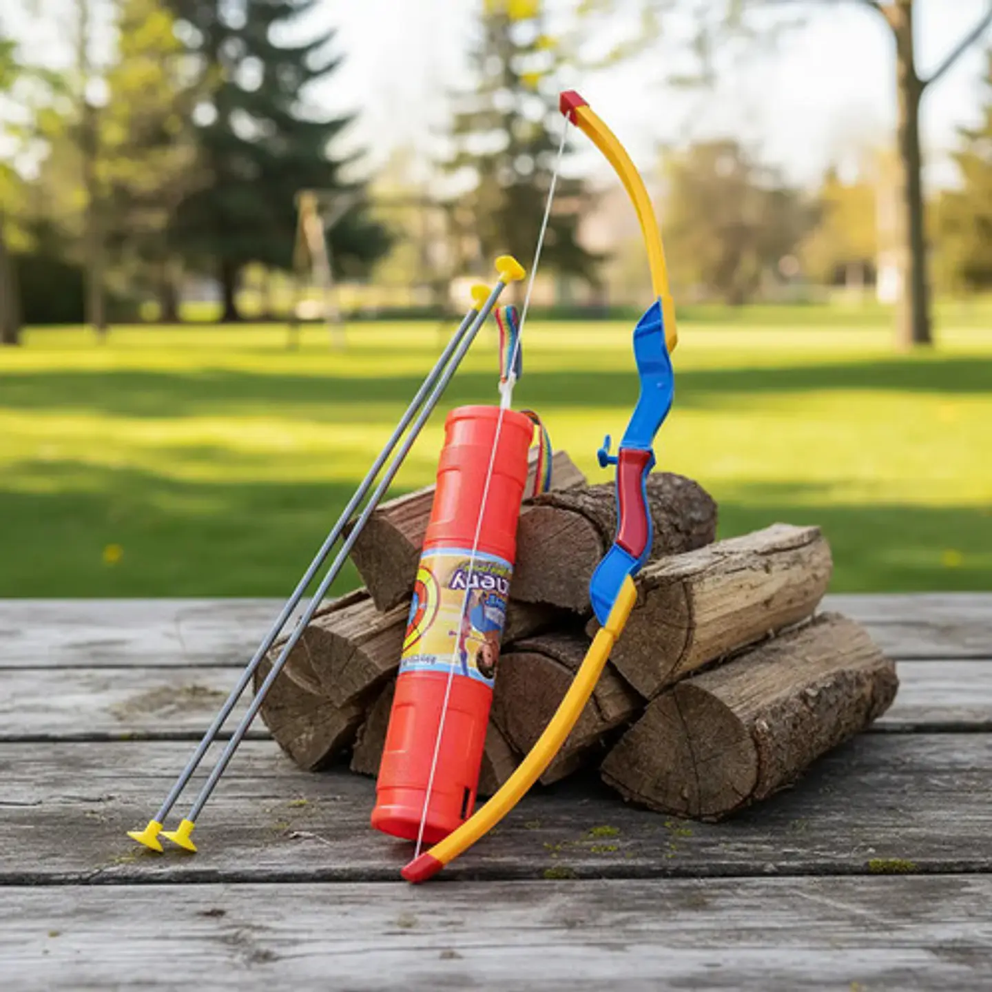 Set De Arco Y Flechas De Juguete Con Estuche Para Niños 3