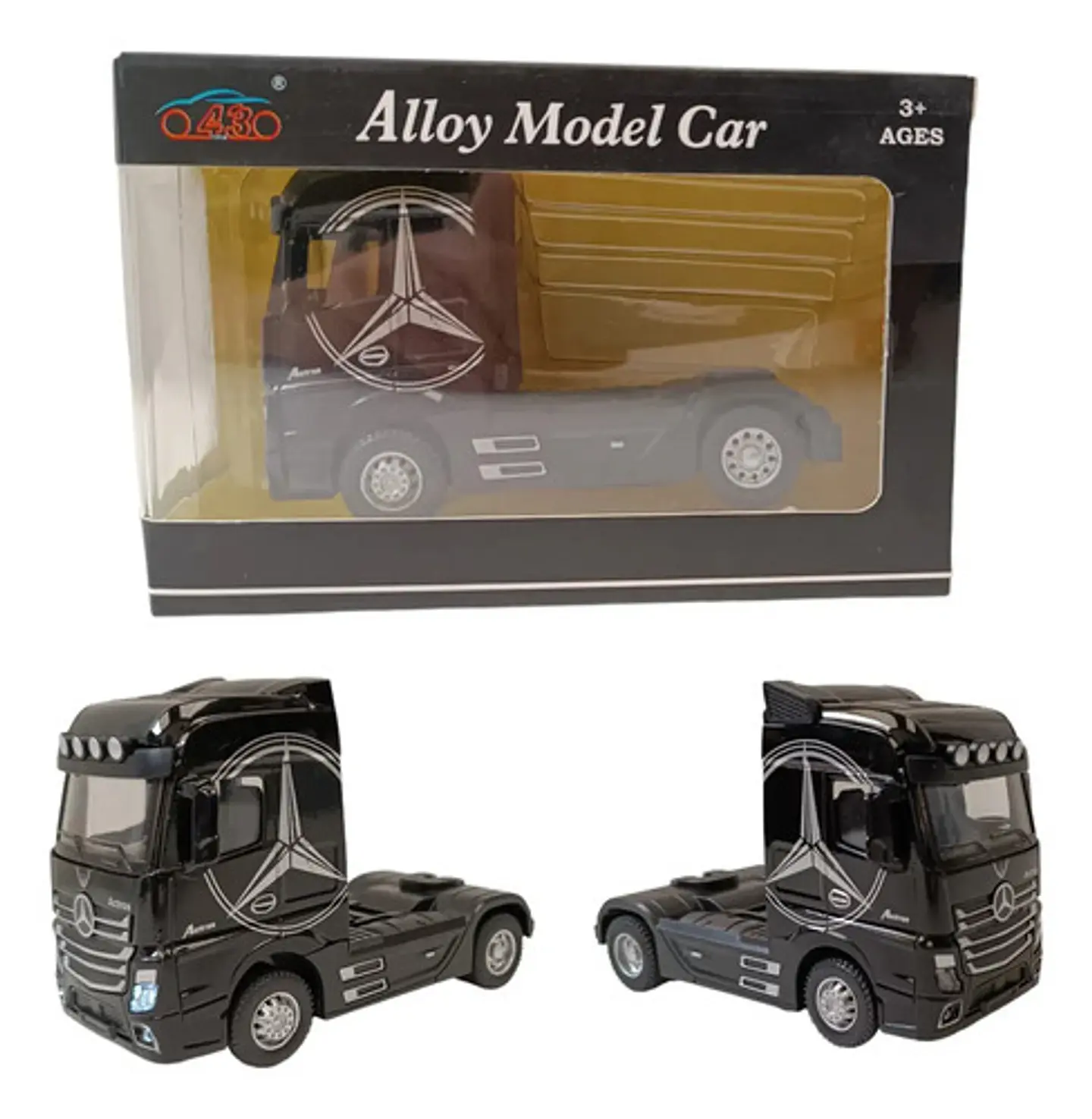 Tractomula Cabezote Mercedes-benz Metálica Escala 1:55 2