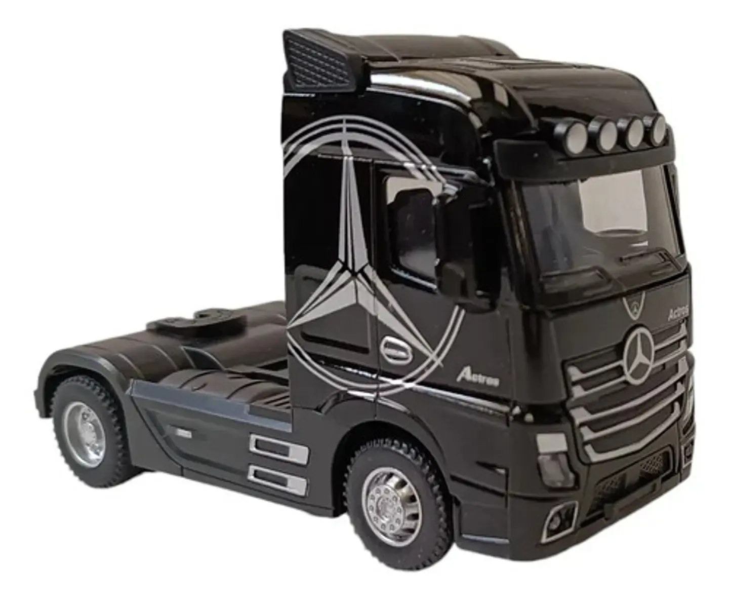 Tractomula Cabezote Mercedes-benz Metálica Escala 1:55 3