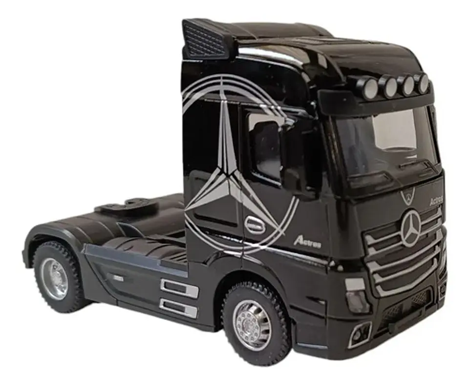 Tractomula Cabezote Mercedes-benz Metálica Escala 1:55 3