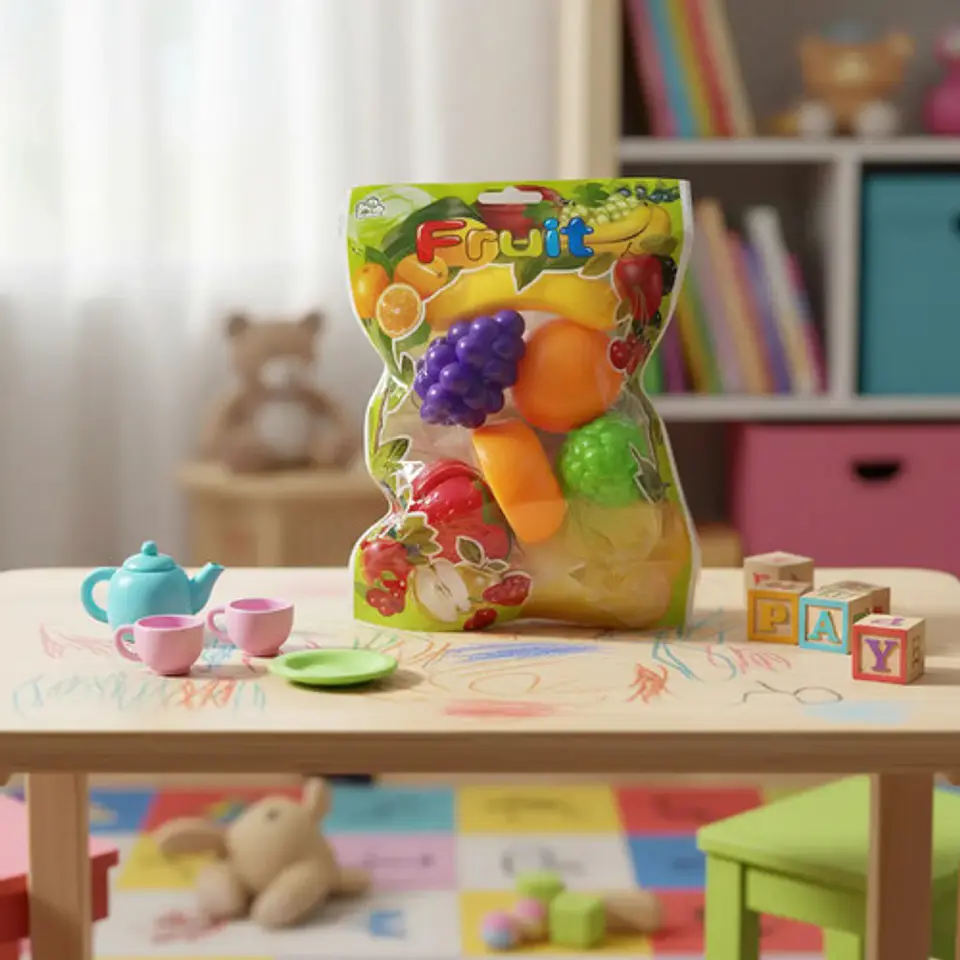 Set Cocina Infantil Macro Frutas Velcro Plástico Modelo 5094-4 3 Años 4