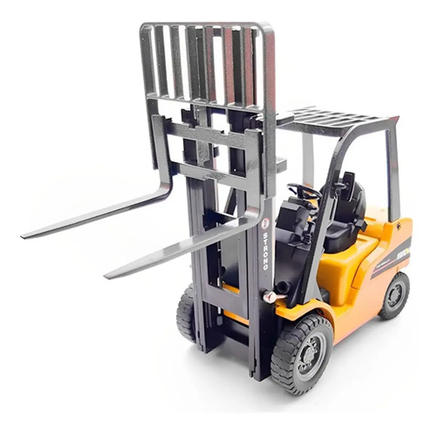 Máquina De Juguete De Carretilla Elevadora Articulada Para Niños Amarillo 3