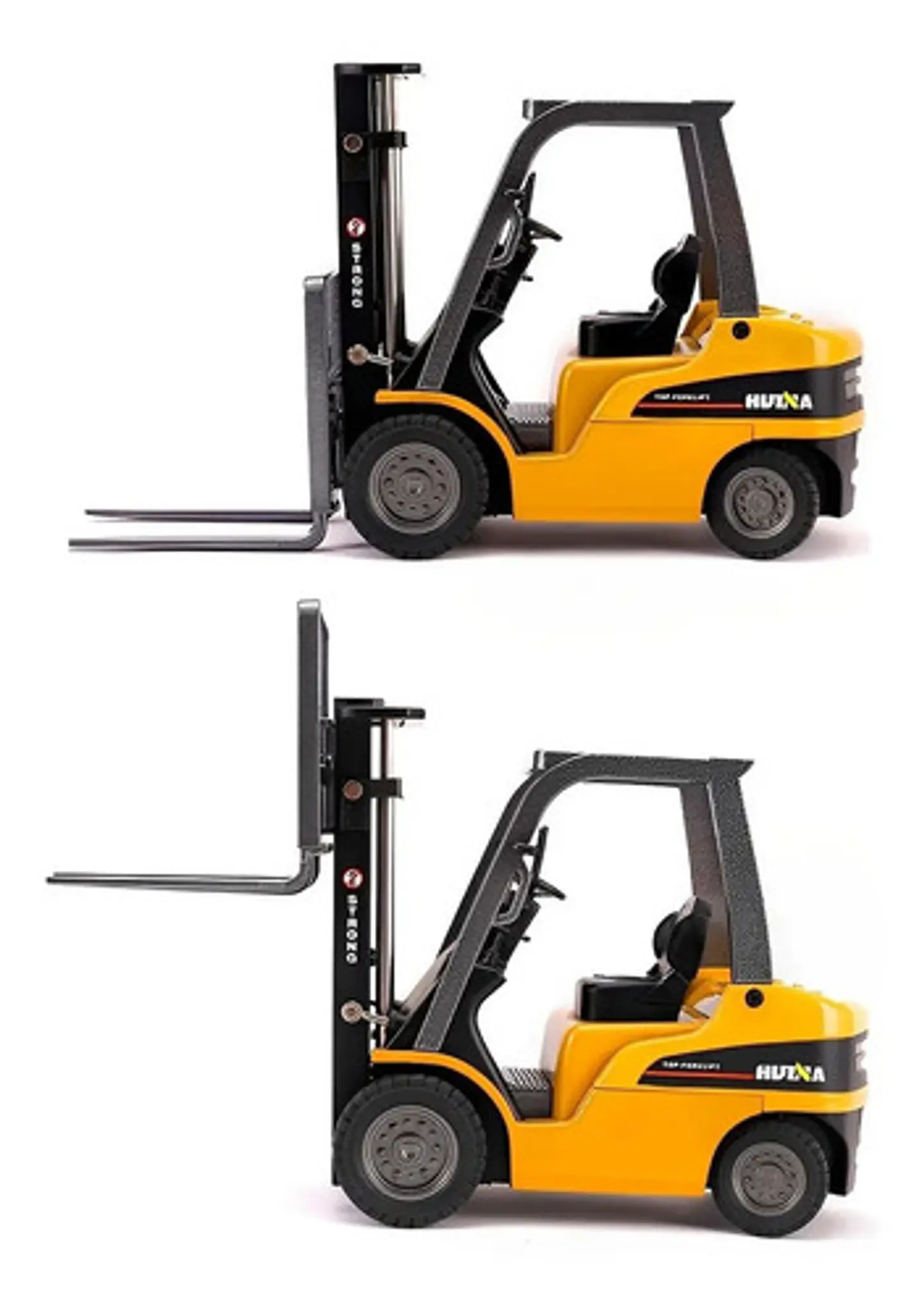 Máquina De Juguete De Carretilla Elevadora Articulada Para Niños Amarillo 4