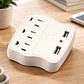 Multitoma Semigaled Con 3 Tomas Y 2 Puertos Usb Portátil - Miniatura 3