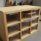 Cajon Almacenamiento Organizador Madera 9 Cajones Acrílicos - Miniatura 2
