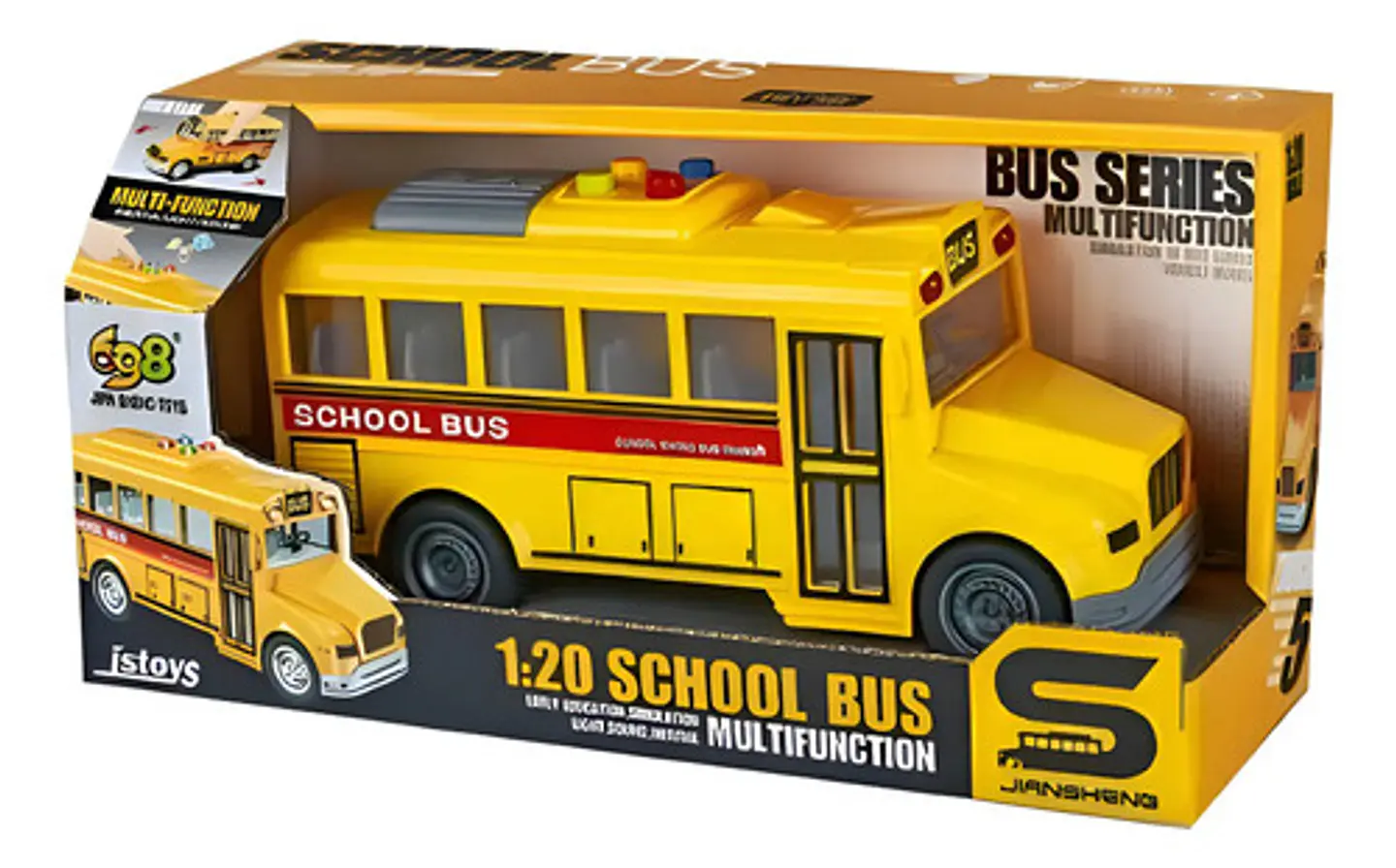 Bus Escolar Transporte Juguete Niños Luces Sonidos 1